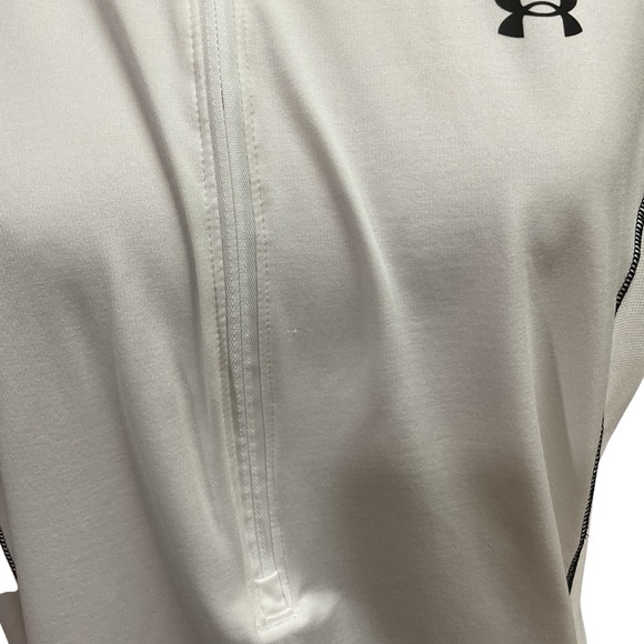 Under Armour Women's Size XL Heatgear 1/4 Zip Shirt w. Pockets Long Sleeve - Picture 3 of 7
